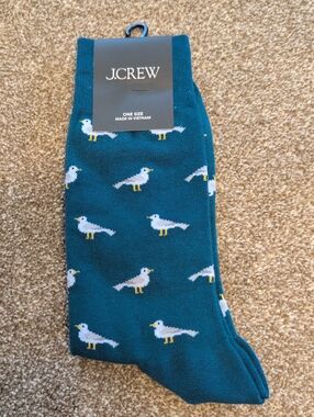NWT J. Crew Seagulls Socks